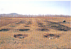 Panoramic view of southern palace site of Anhak Palace Panoramic view of southern palace site of Anhak Palace