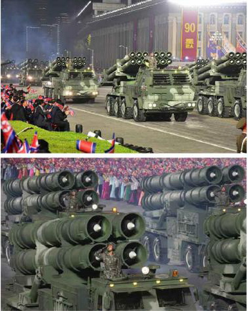 The military parade to celebrate the 90th founding day