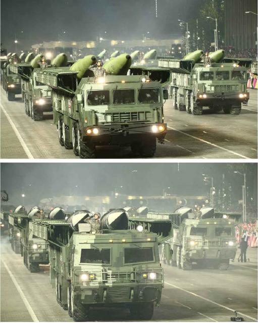 The military parade to celebrate the 90th founding day