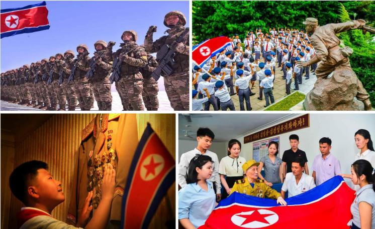 Young Koreans empathizing with the heroic spirit of the victorious wartime generation Young Koreans empathizing with the heroic spirit of the victorious wartime generation