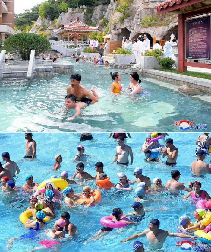 Working people enjoying Sunday at public service centres