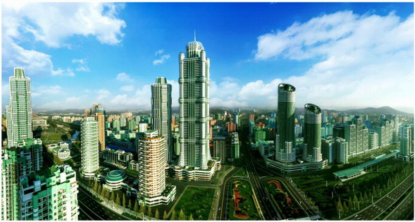 Ryomyong Street and Kyongru dong Ryomyong Street and Kyongru dong