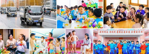 Happy children in Korea