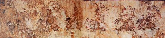 the caravan of Kaema warriors portrayed in Tokhungri Mural Tomb