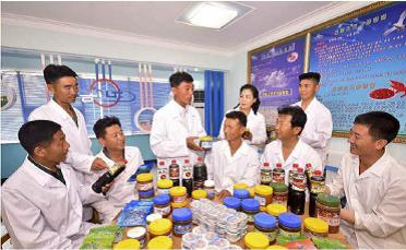 Kumsanpho Fish Pickling Factory producing nutritious pickles Kumsanpho Fish Pickling Factory producing nutritious pickles