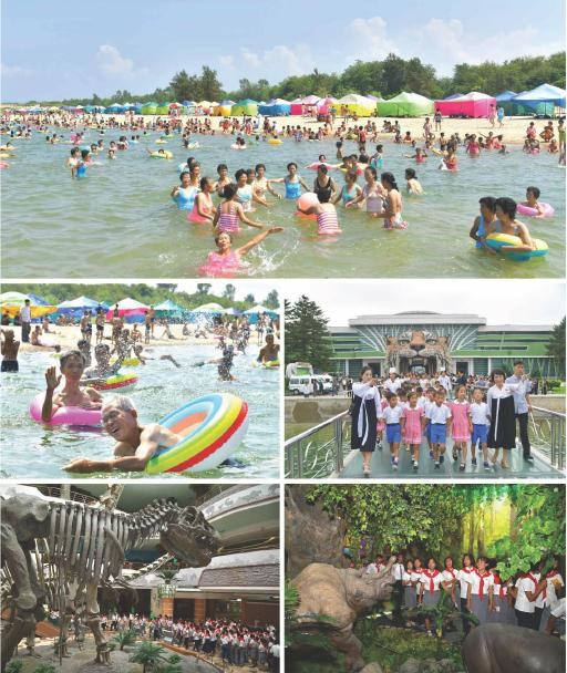 The flood victims spend happy days full of joy and optimism in Pyongyang