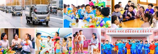 在朝鲜劳动党的育儿政策照顾下朝鲜儿童茁壮成长