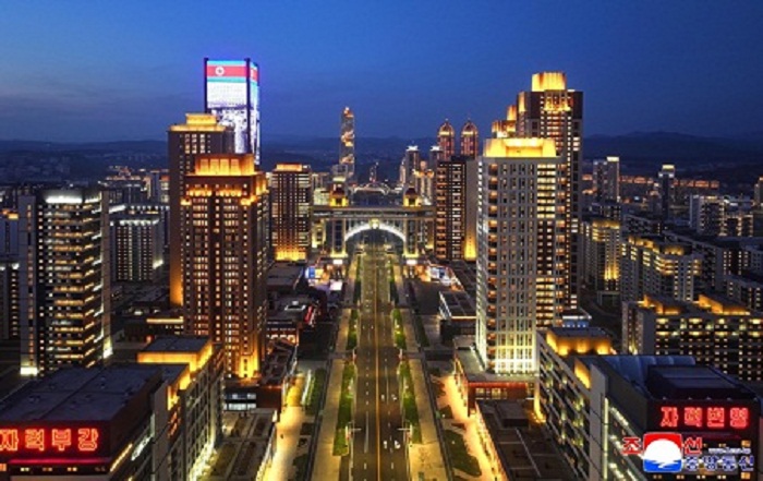 수도 평양의 야경