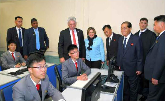 President of Council of State and Council of Ministers of the Republic of Cuba Visits Kim Il Sung University President of Council of State and Council of Ministers of the Republic of Cuba Visits Kim Il Sung University
