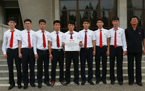 Kim Il Sung University won the first place in general at the September 5th Prize University Students Sports Competition