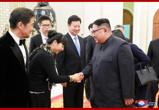 Supreme Leader Kim Jong Un Enjoys Joint Performance Given by Artistes of DPRK and China