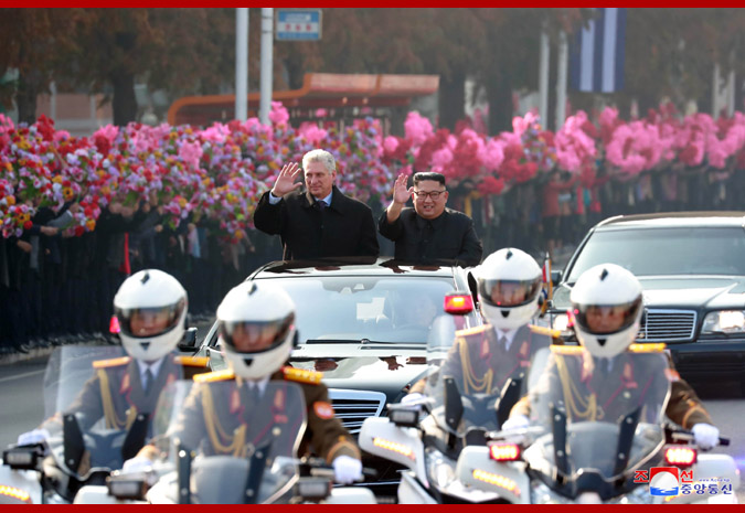 President of Council of State and Council of Ministers of Cuba Arrives