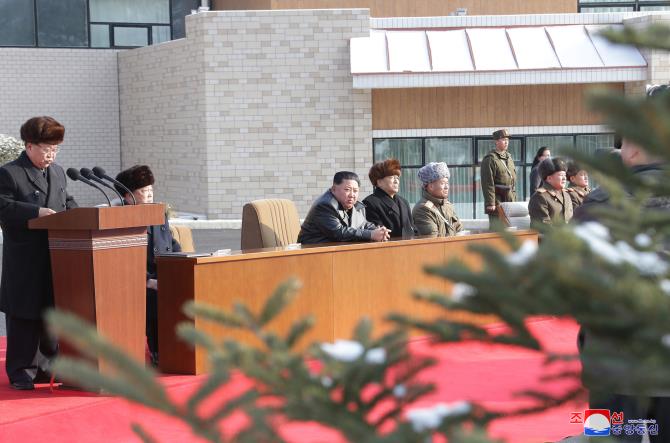 Supreme Leader Kim Jong Un Attends Ceremony for Completion of Hot Spring Cultural Recreation Center