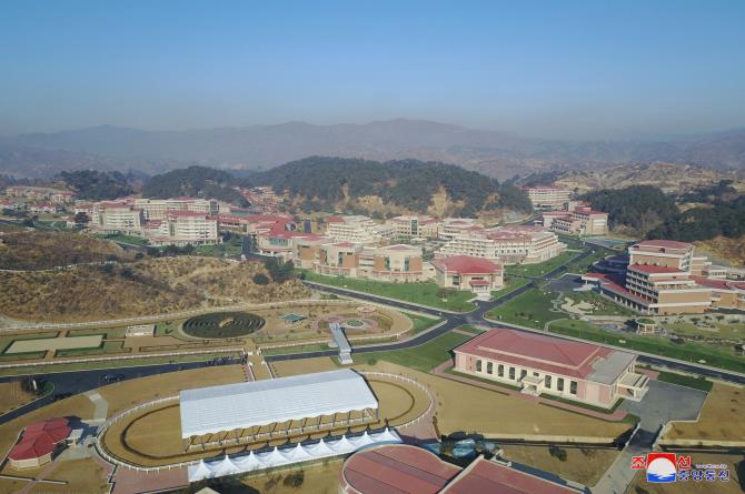 Supreme Leader Kim Jong Un Attends Ceremony for Completion of Hot Spring Cultural Recreation Center