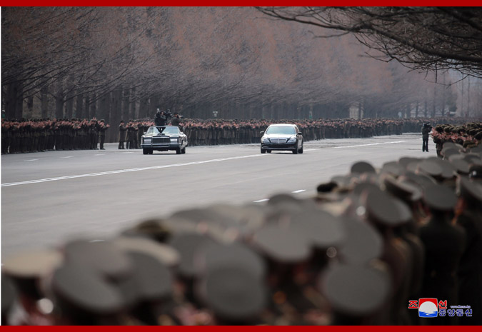 Supreme Leader Kim Jong Un Makes Congratulatory Visit to Ministry of People