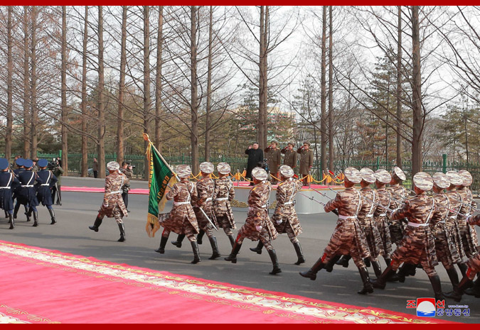 Supreme Leader Kim Jong Un Makes Congratulatory Visit to Ministry of People