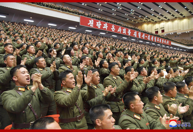 Supreme Leader Kim Jong Un Guides 5th Meeting of Company Leaders and Political Instructors of KPA