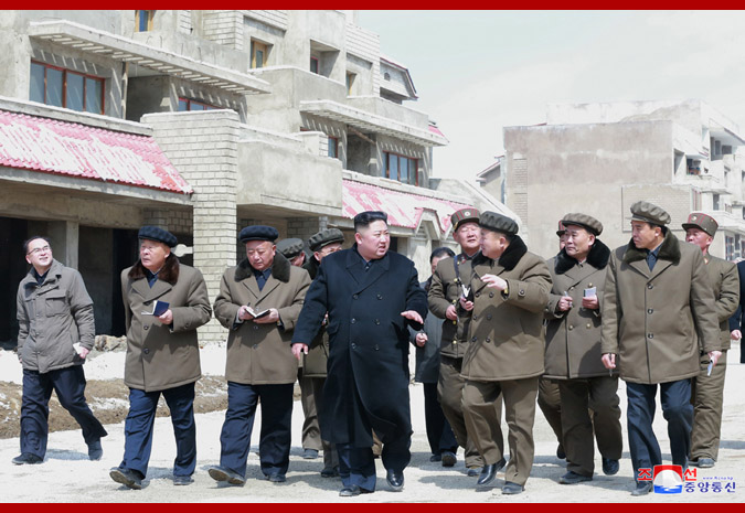 Supreme Leader Kim Jong Un Inspects Samjiyon County