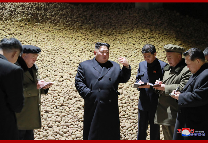 Supreme Leader Kim Jong Un Inspects Samjiyon County