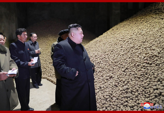 Supreme Leader Kim Jong Un Inspects Samjiyon County