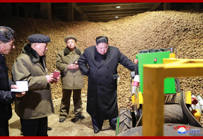 Supreme Leader Kim Jong Un Inspects Samjiyon County