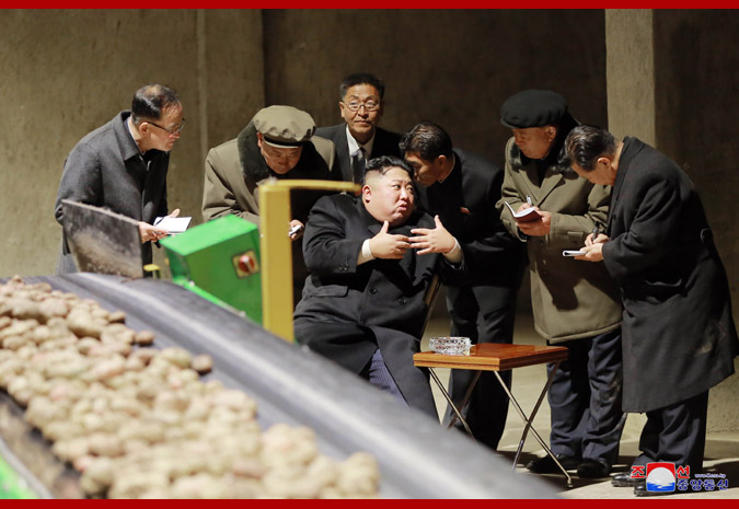 Supreme Leader Kim Jong Un Inspects Samjiyon County