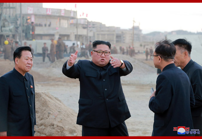 Supreme Leader Kim Jong Un Inspects Construction Site of Wonsan-Kalma Coastal Tourist Area Again