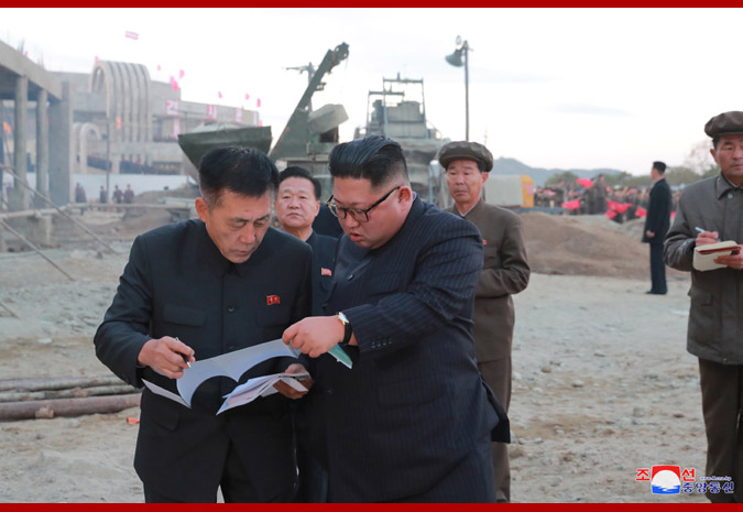 Supreme Leader Kim Jong Un Inspects Construction Site of Wonsan-Kalma Coastal Tourist Area Again