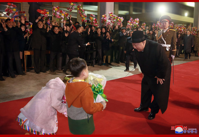 Supreme Leader Kim Jong Un Returns Home after Concluding Visit to Russian Federation