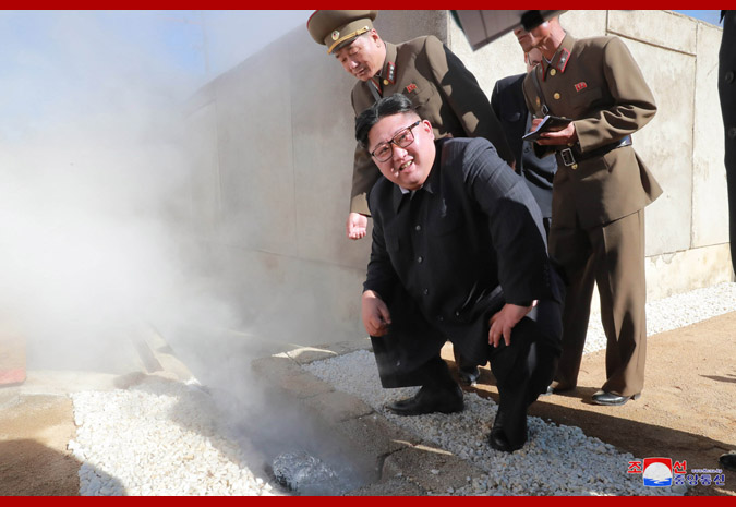 Supreme Leader Kim Jong Un Inspects Construction Site of Hot Spring Tourist Area in Yangdok County, South Phyongan Province