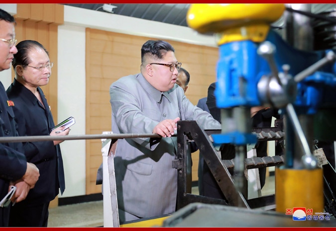 Supreme Leader Kim Jong Un Visits February 8 General Machine Factory