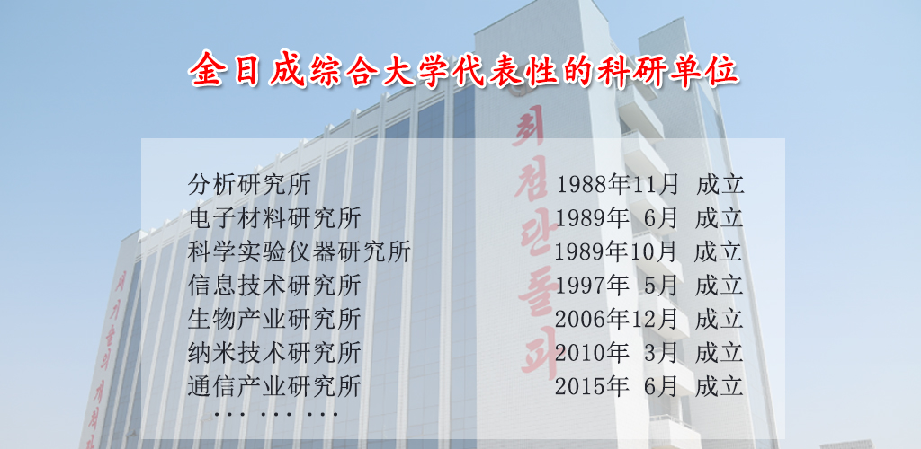 金日成综合大学的75年历程