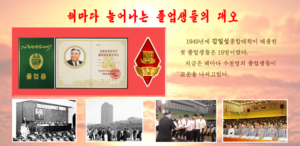 김일성종합대학의 75년 려정