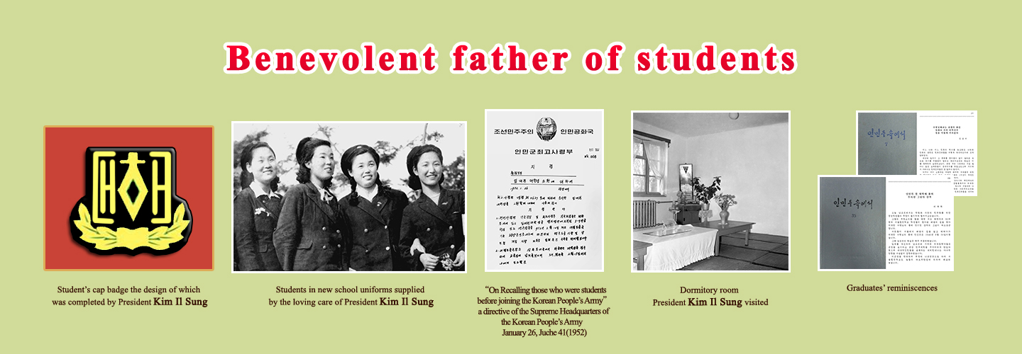 President Kim Il Sung and Kim Il Sung University