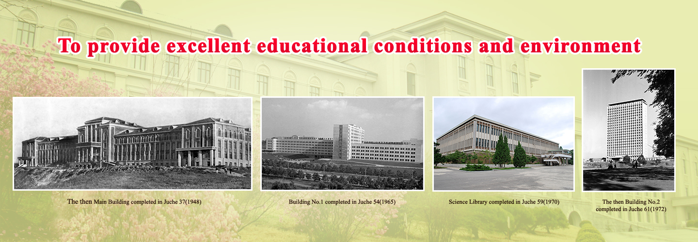 President Kim Il Sung and Kim Il Sung University