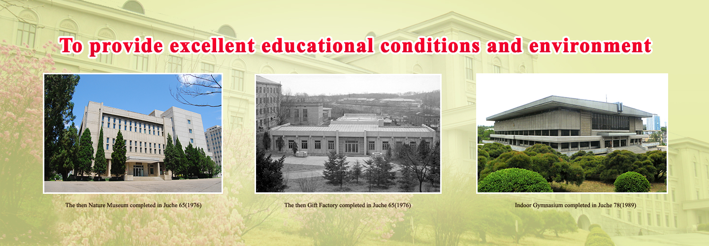 President Kim Il Sung and Kim Il Sung University